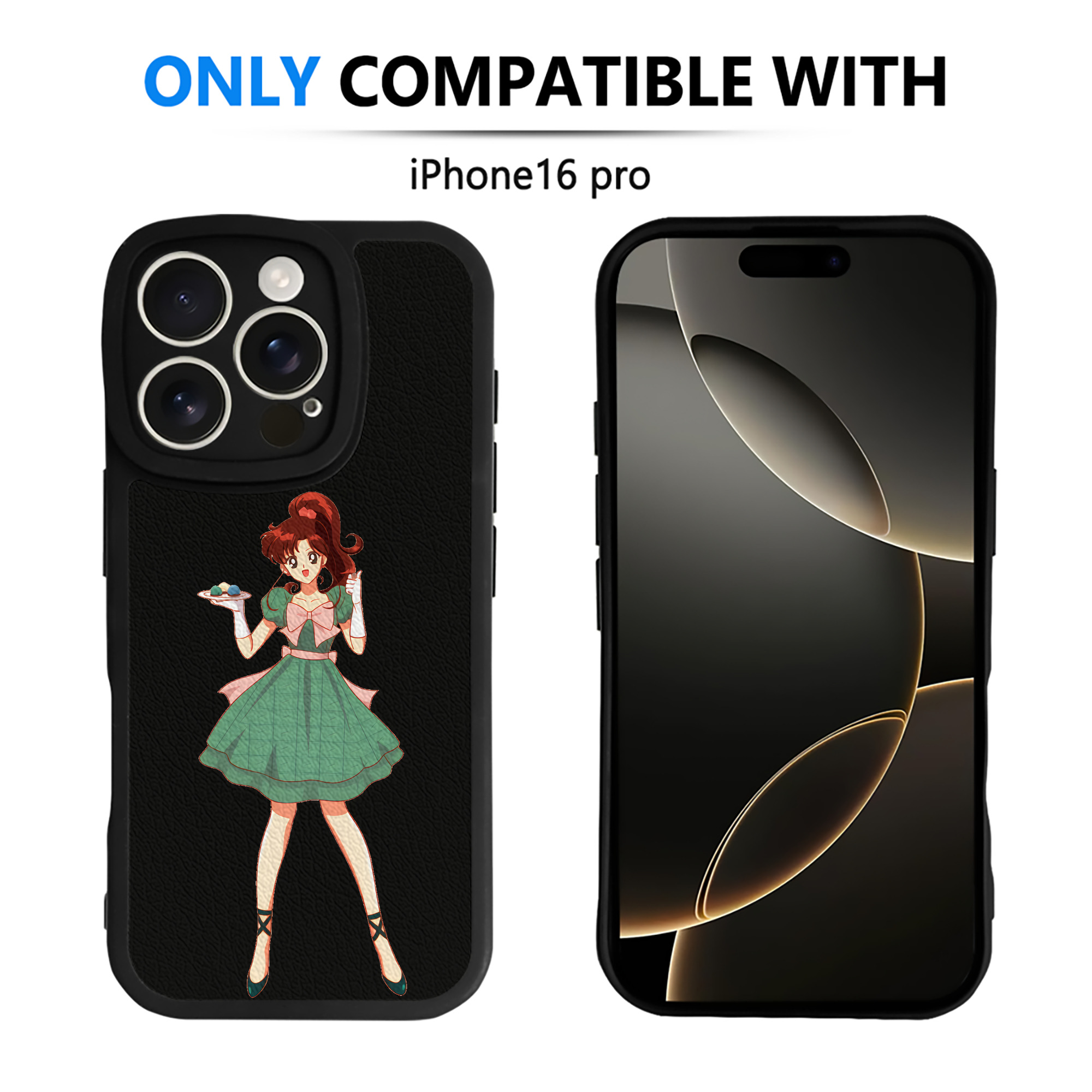 （画像用） 美少女戦士セーラームーン 木野 まこと きの まこと Sailor Moon Kino Makoto （セーラージュピター；Sailor Jupiter） 【iPhone 16シリーズ対応】シリコンスマホケース（レザー調） 材質：シリコン